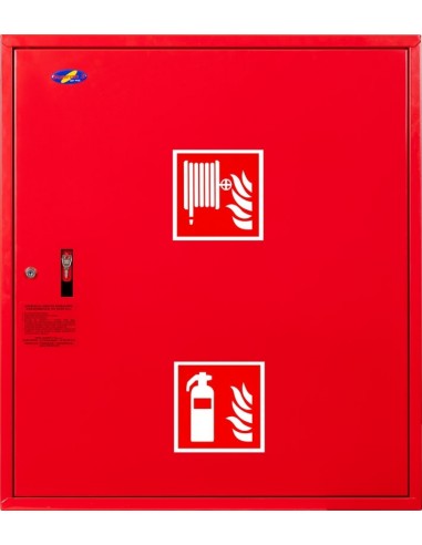 Hydrant zawieszany FI25 z msc. na gaśnicę - wersja wertykalna, prawy