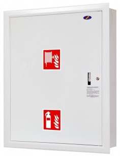 Hydrant wnękowy FI25 FIT z msc. na gaśnicę - wersja wertykalna