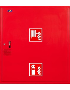 Hydrant zawieszany FI33 z msc. na gaśnicę - wersja wertykalna, prawy