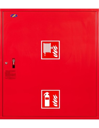 Hydrant zawieszany FI33 z msc. na gaśnicę - wersja wertykalna, prawy