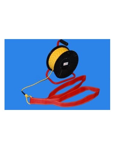 Lina ratownicza na bębnie 50 m średnica 6 mm