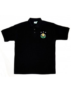 Koszulka POLO OSP hełm z toporkiem i lirką
