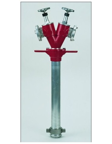 Stojak DN100, przyłącze mosiężne, pojedynczy A/B