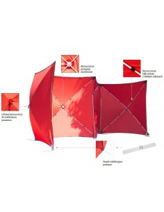 Parawan namiot ochronny GT 020