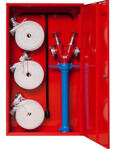 Szafa ppoż na stojak, 3 węże i klucz