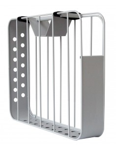 Noszak (Kaseton) stalowy na 2 pożarnicze węże tłoczne 52 z otwieraną ścianą boczną 