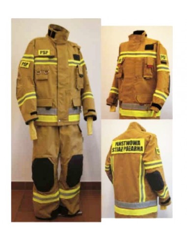Ubranie specjalne FHR 008 Max PL/M + Kurtka lekka ubrania FHR 018 - komplet trzyczęściowy