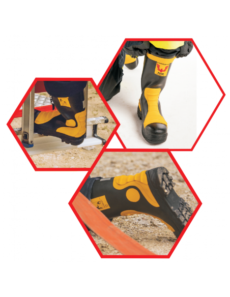 Buty strażackie gumowe FHR 003