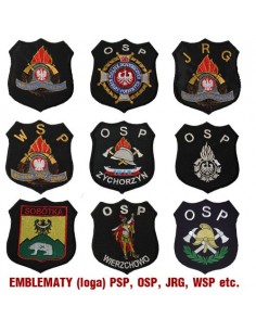 Emblemat logo PSP, JRG  i OSP