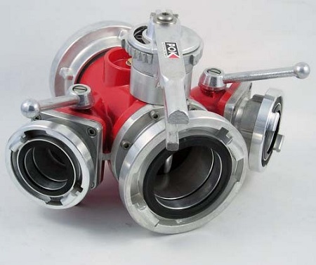 Rozdzielacz kulowy potrójny 52/25-52-25 