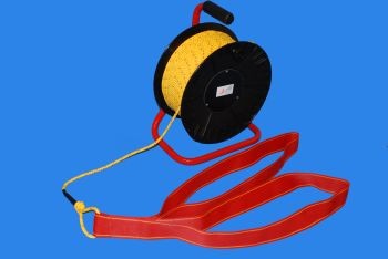 Lina ratownicza na bębnie 50 m średnica 6 mm