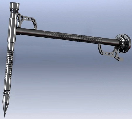 Lanca Dachowa 35x1000 mm głowica do obrony 160 l/min