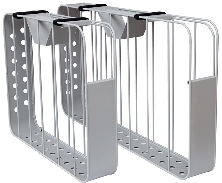 Noszak (Kaseton) stalowy na 3 pożarnicze węże tłoczne 75 z otwieraną ścianą boczną