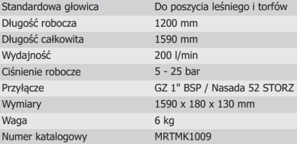 Lanca gaśnicza "LAS" – do gaszenia pożarów poszycia leśnego