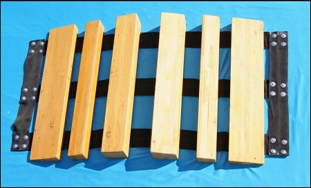 Mostek przejazdowy 52x75x110x75x52 drewniany