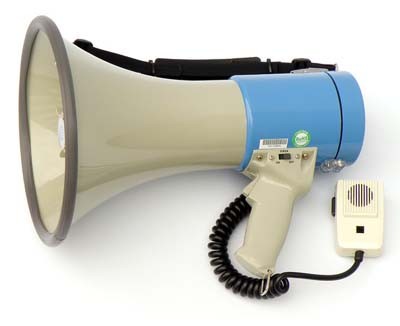 TUBA - Ręczny megafon z syreną