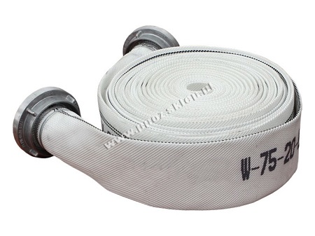 Pożarniczy wąż tłoczny W 75/20 ŁA