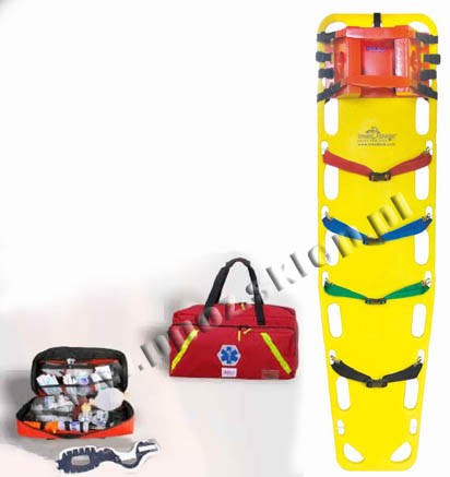 Zestaw Ratownictwa Medycznego OSP R-1 z deską ortopedyczną IRON DUCK