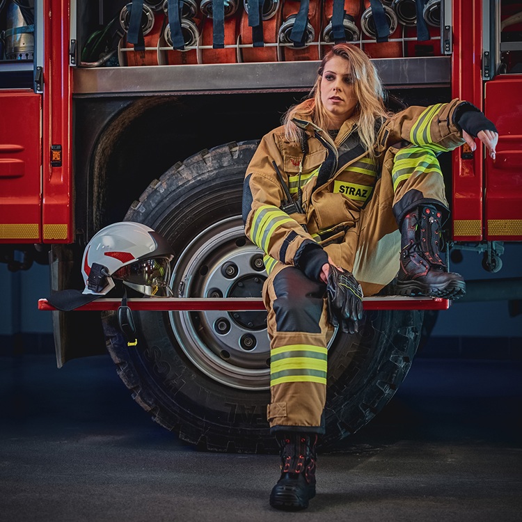 Buty strażackie Brandbull FHR 006 MAX PL-N z membraną