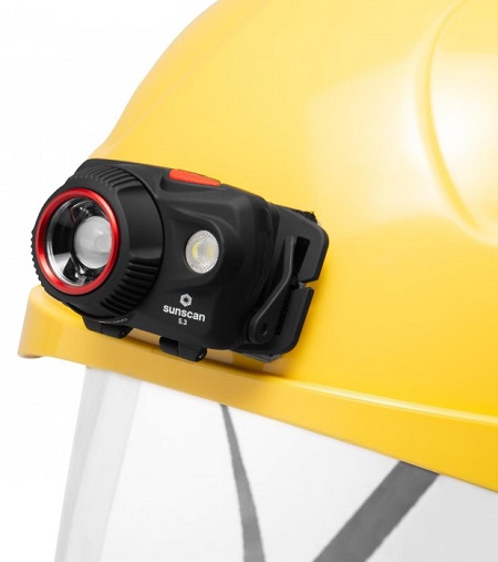 Rzep dwustronny do montażu latarek czołowych na kask