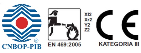 Ubranie specjalne FHR 008 Max PL/M - komplet dwuczęściowy dla OSP/PSP OPZ