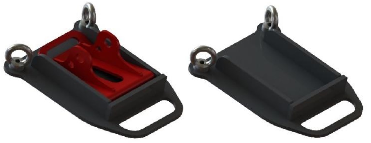 Podstawa pod stopę podpory PT z 2 mocowaniami do pasa (mała)